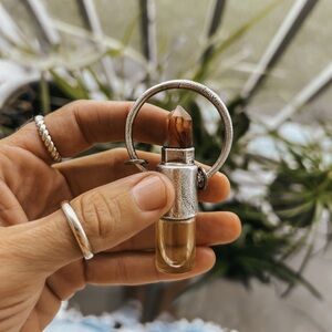 Sterling Silver Crystal Essential Oils Pendant